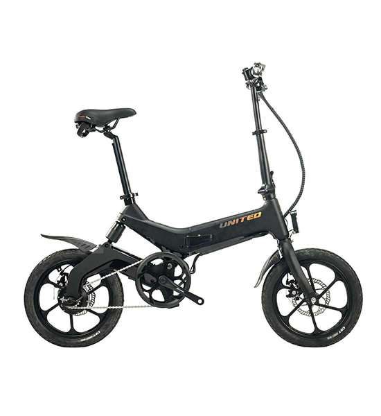 Mungil dengan gaya futuristik, ini harga sepeda e-bike United Mini IO