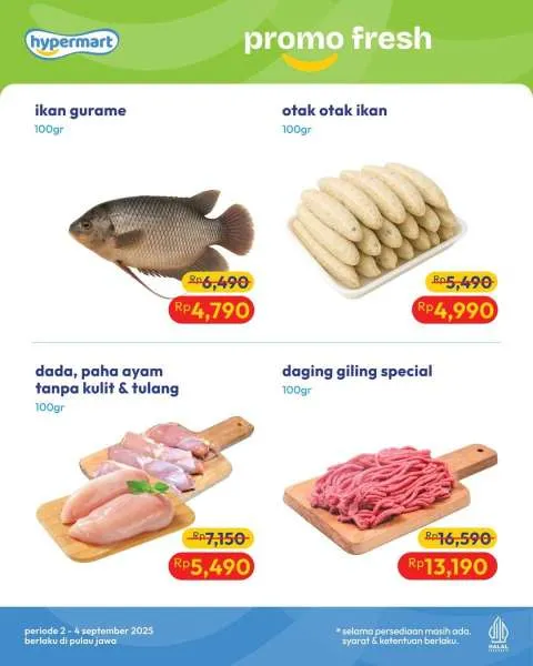 Promo Hypermart Hyper Diskon Weekday Periode 2-4 September 2025
