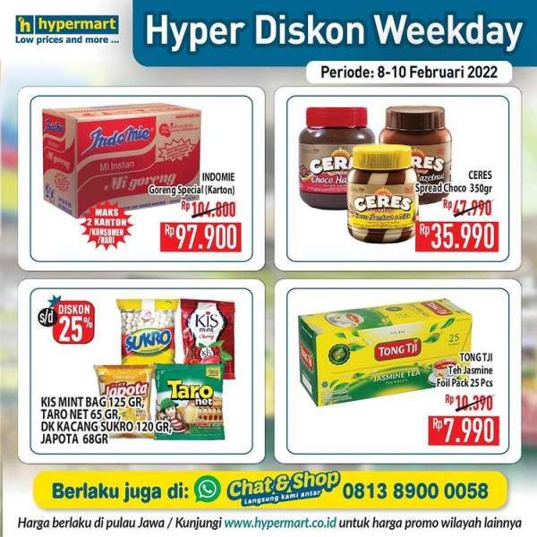 Promo Hypermart Terbaru Berlaku 8-10 Februari 2022