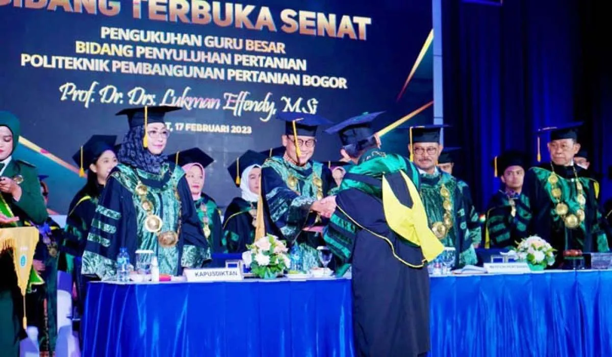 Politeknik Pembangunan Pertanian Kementan Kukuhkan Guru Besar Pertama