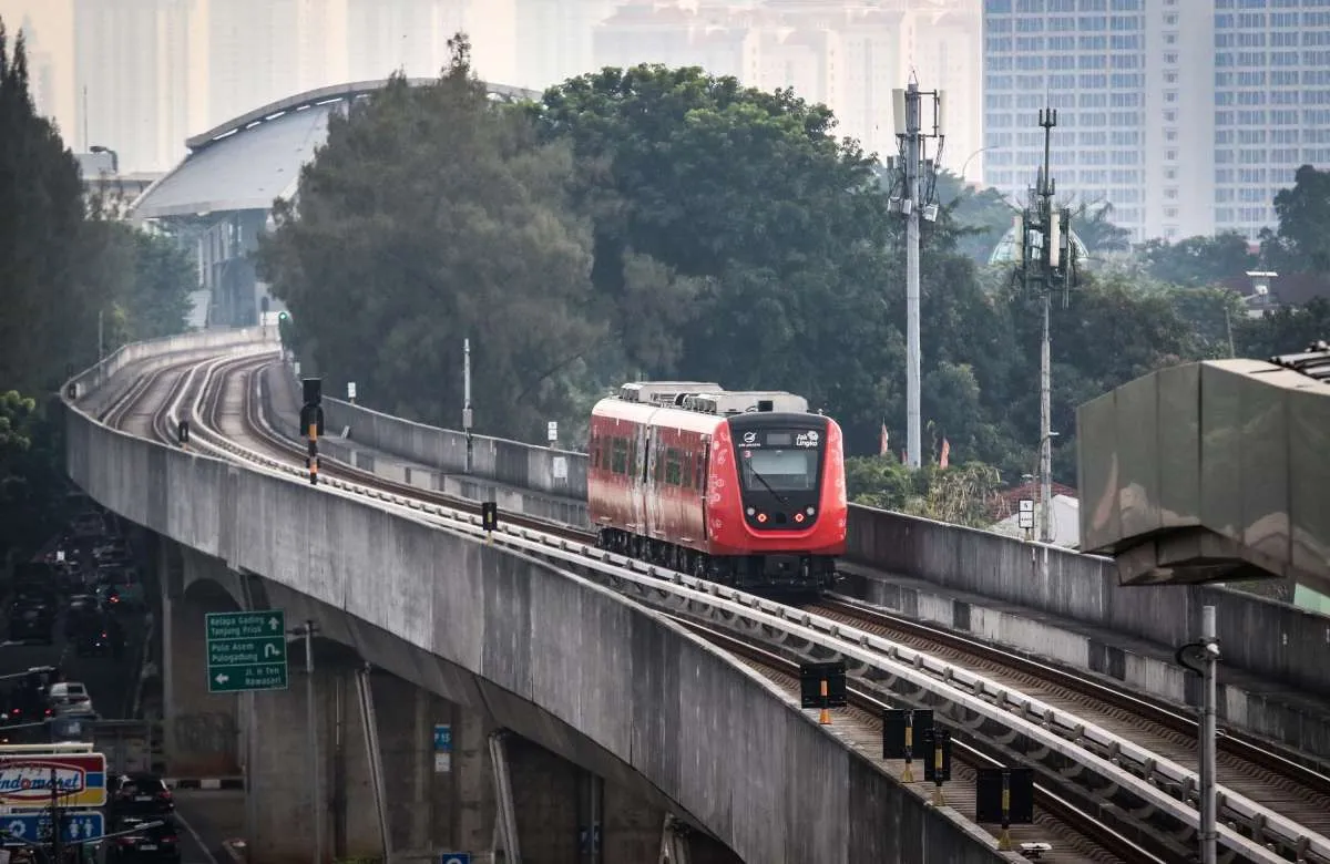 Proyek LRT Jakarta Fase 1B Velodrome - Manggarai Ditargetkan Rampung 2026