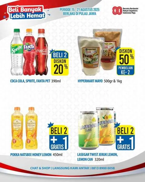 Promo Hypermart Beli Banyak Lebih Hemat Periode 15-21 Agustus 2025