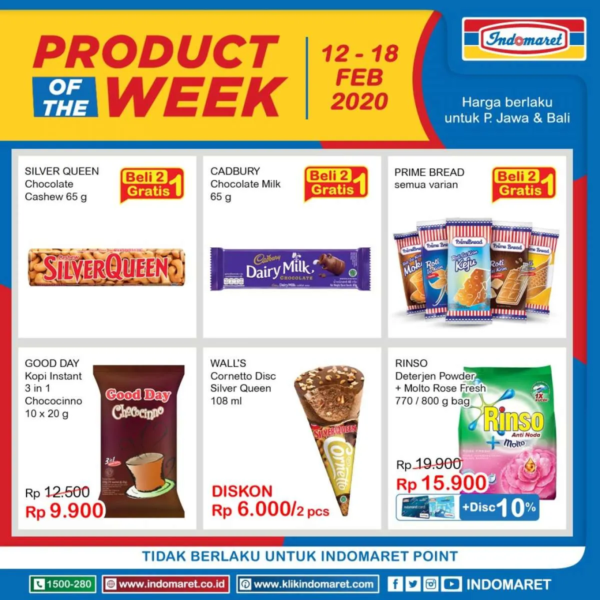 Promo Indomaret Product of The Week, teranyar! (12-18 Feb 2020)