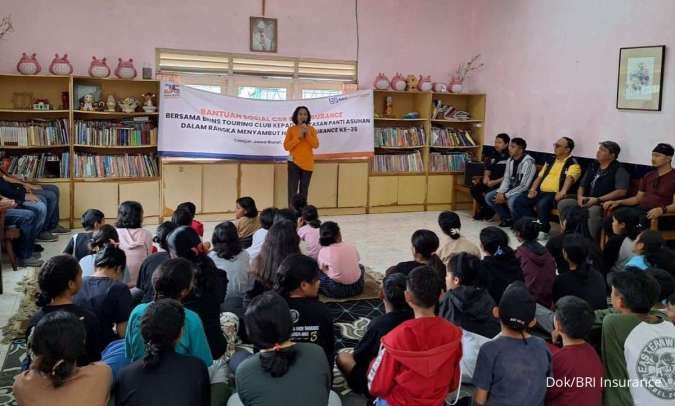 Sambut HUT ke-35, BRI Insurance Beri Bantuan CSR ke 3 Yayasan di Cianjur