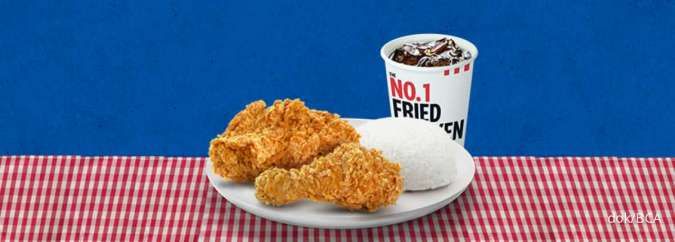 Promo KFC Akhir Tahun hingga 31 Desember, Ekstra 1 Ayam Tiap Beli Super Besar 2