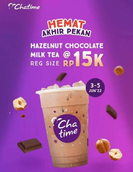 Promo Chatime Hemat Akhir Pekan, Khusus untuk Umum