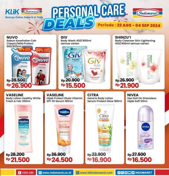 Promo Indomaret Personal Care 22 Agustus-4 September 2024