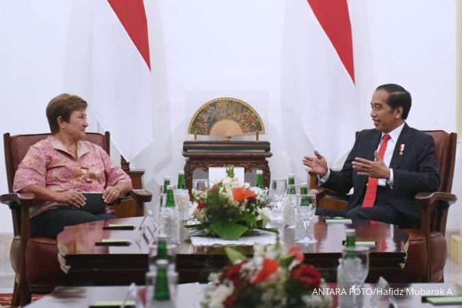 Jokowi Terima Managing Director IMF di Istana Merdeka, Apa yang Diperbincangkan?
