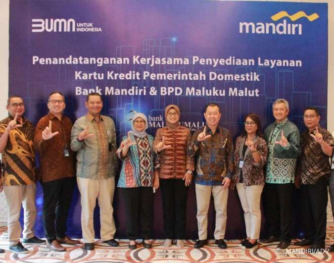 Bank Mandiri dan BPD Maluku jalin kerjasama kartu kredit pemerintah domestik