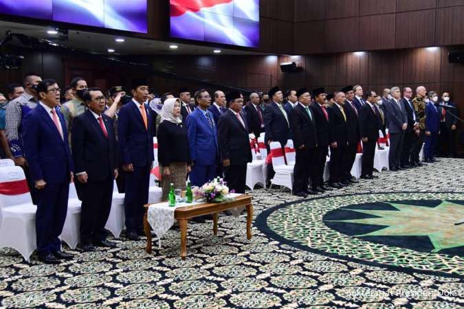 Presiden Jokowi Hadiri Pelantikan Ketua dan Wakil Ketua Mahkamah Konstitusi (MK) 