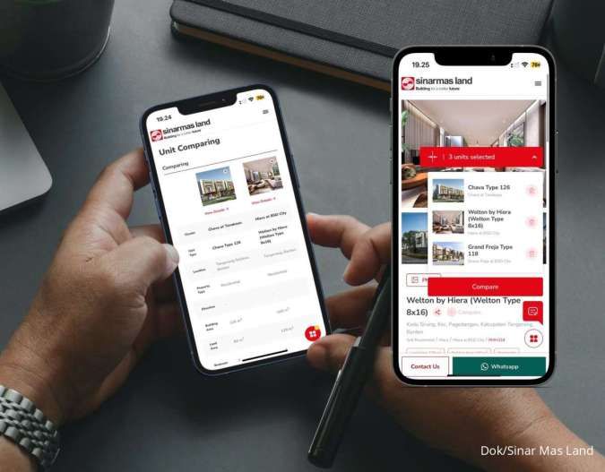 Sinar Mas Land eCatalog Makin Lengkap dengan Fitur Komparasi Unit & Simulasi Properti