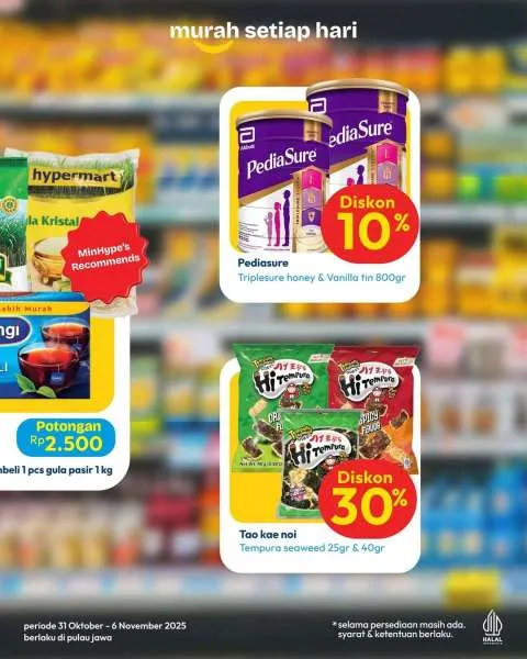 Promo JSM Hypermart Hyper Diskon Weekend Periode 31 Oktober-3 November 2025