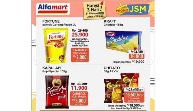 Promo JSM Alfamart Promo 5-7 Februari 2021