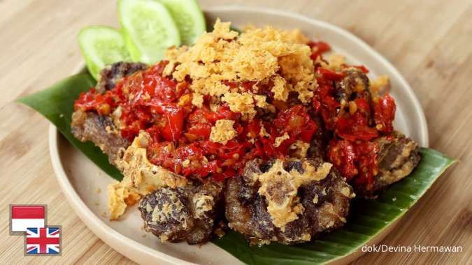 Resep Weekend Buntut Goreng Kremes Sambal Balado, Makin Nikmat Karena Dipresto