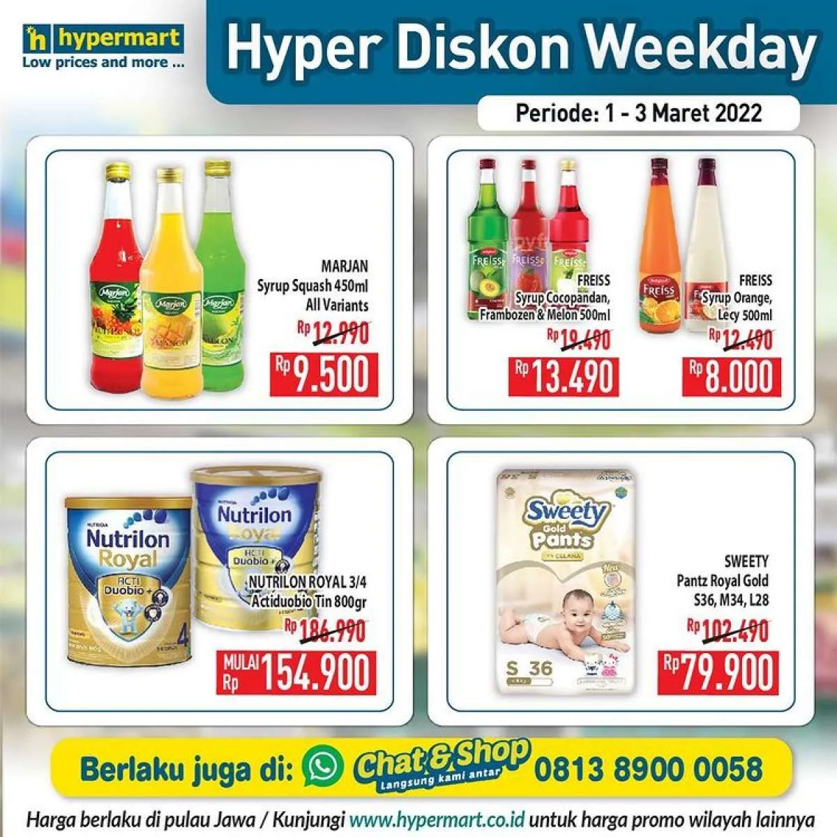 Promo Hypermart Berlaku hingga 3 Maret 2022, Beli Banyak Produk Jadi Lebih Hemat