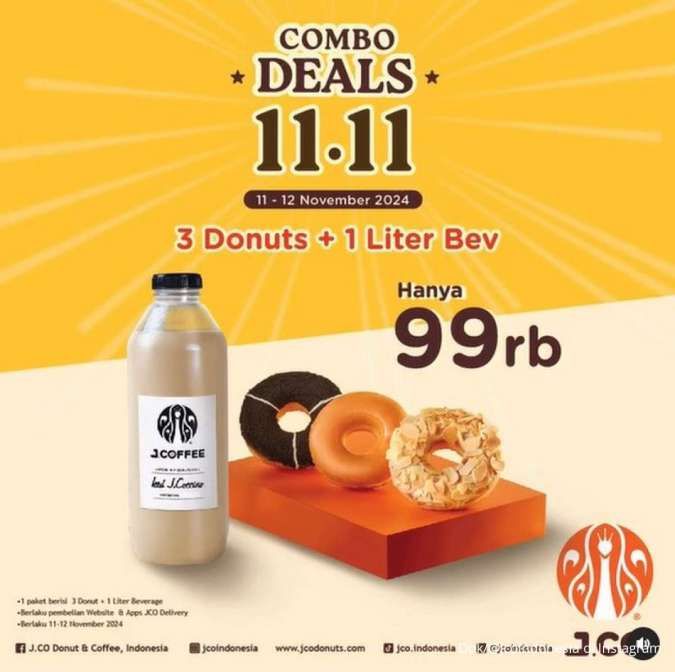 Promo 11.11 J.CO 11-12 November 2024