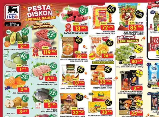 Katalog Promo JSM Superindo Diskon hingga 50% Periode 28-30 November 2025