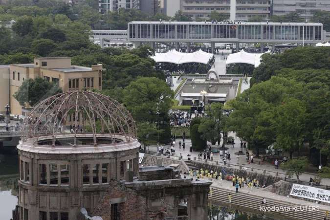 Peringatan 76 tahun bom atom Hiroshima sunyi di tengah pandemi