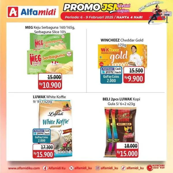 Promo JSM Alfamidi Hanya 4 Hari Periode 6-9 Februari 2025