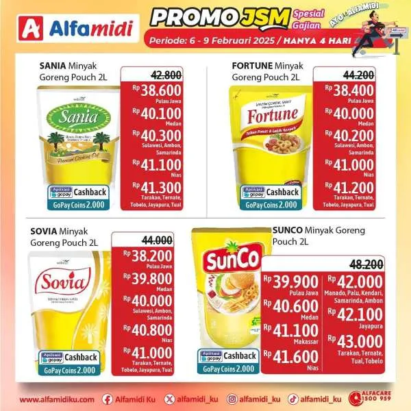Promo JSM Alfamidi Hanya 4 Hari Periode 6-9 Februari 2025