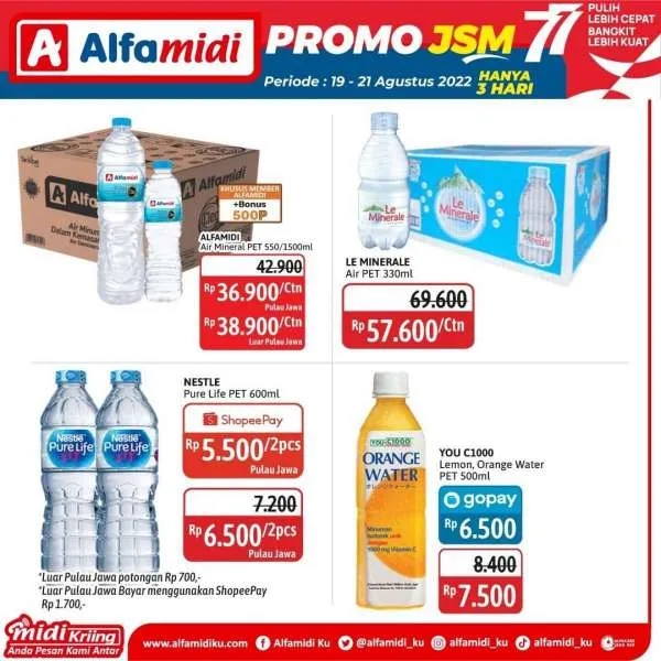 Promo JSM Alfamidi Periode 19-21 Agustus 2022