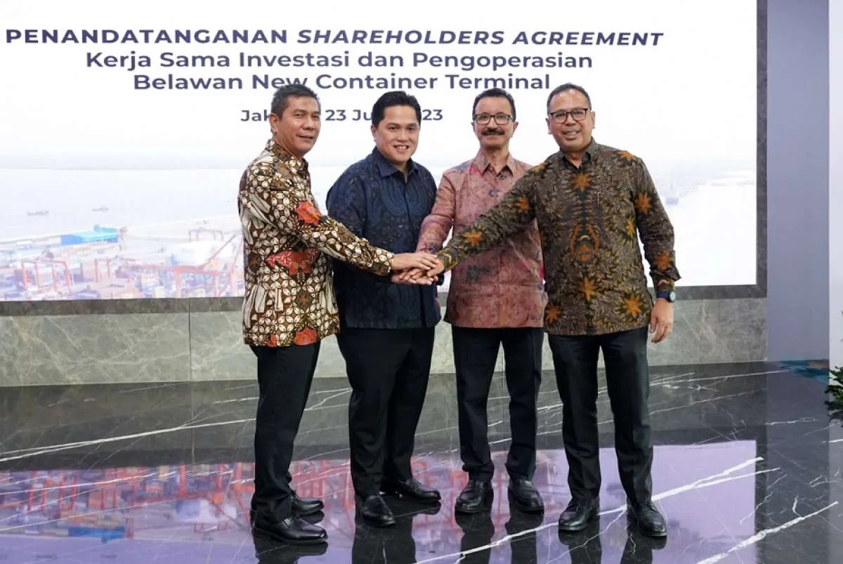 Pelindo dan Konsorsium INA-DPWorld Mentransformasi Belawan New Container Terminal
