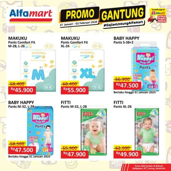 Promo Alfamart Gantung Periode 27 Januari-2 Februari 2025