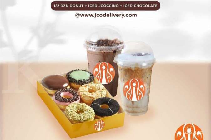 Promo Mingguan J.CO 7-13 Maret 2022, Ada Donut dan 2 Minuman Cuma Rp 100.000