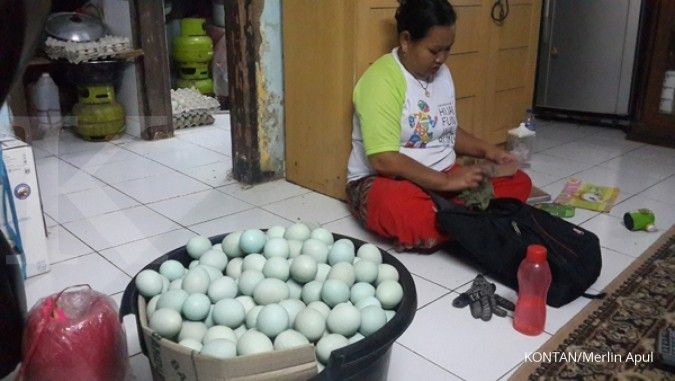 Telur asin masir andalan Desa Derwati (1)