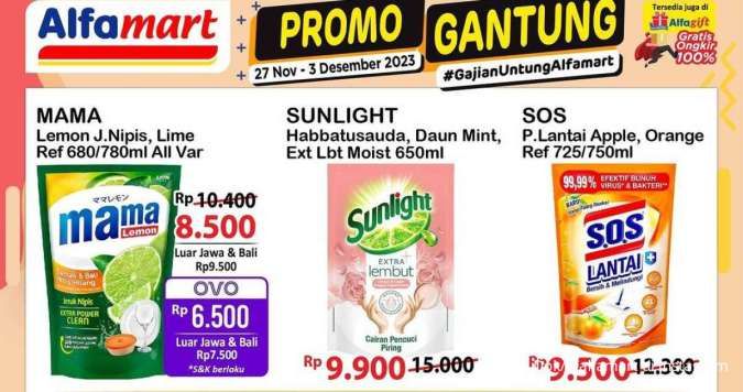 Promo Alfamart Gantung Terbaru 27 November-3 Desember 2023, Mama Lemon Rp 6.500