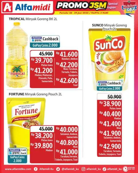 Promo JSM Alfamidi Spesial Gajian Periode 26-29 Juni 2025