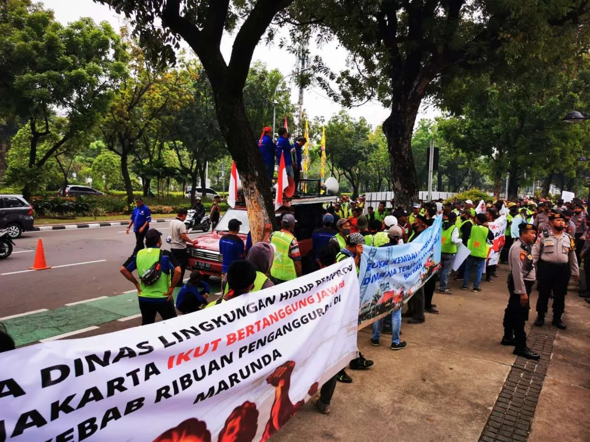 Geruduk Kantor Gubernur DKI, Pekerja Tuntut Pelabuhan KCN Marunda Dibuka Lagi