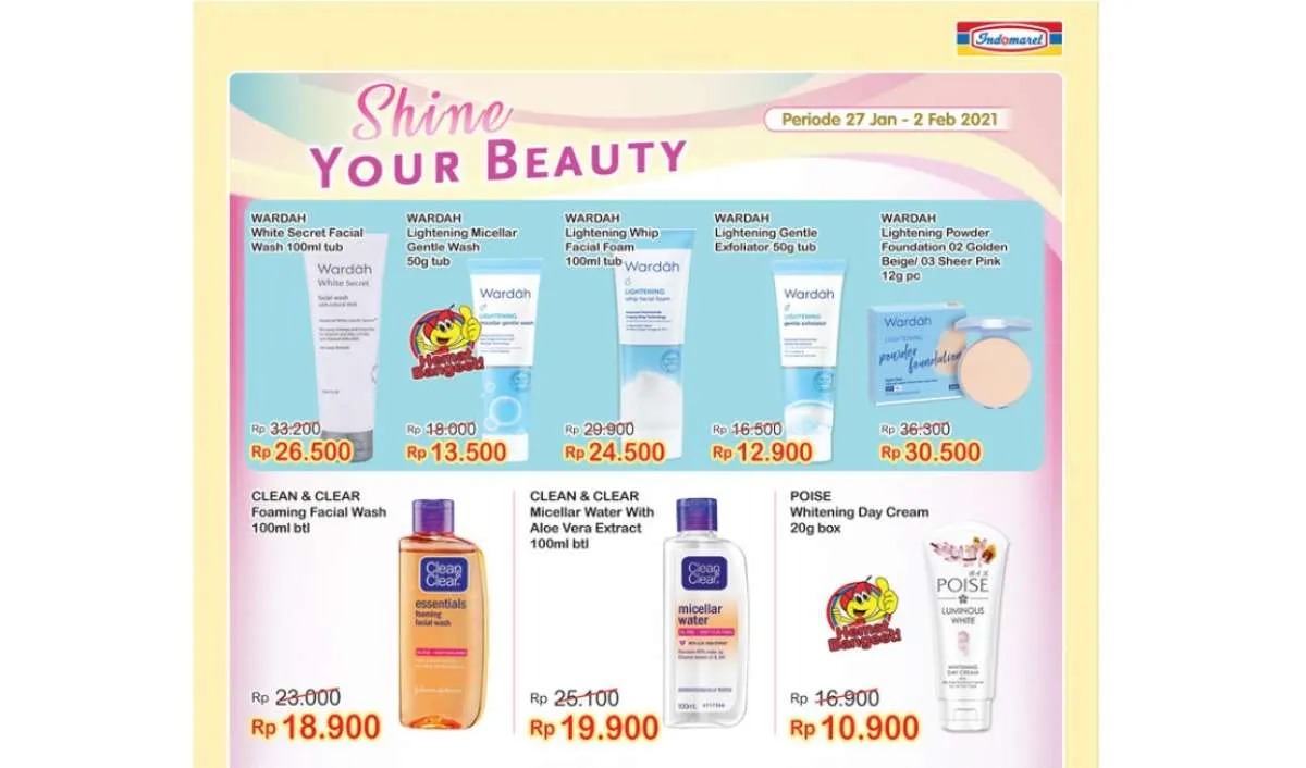 Promo Indomaret weekday diskon awal bulan, 1 Februari 2021!