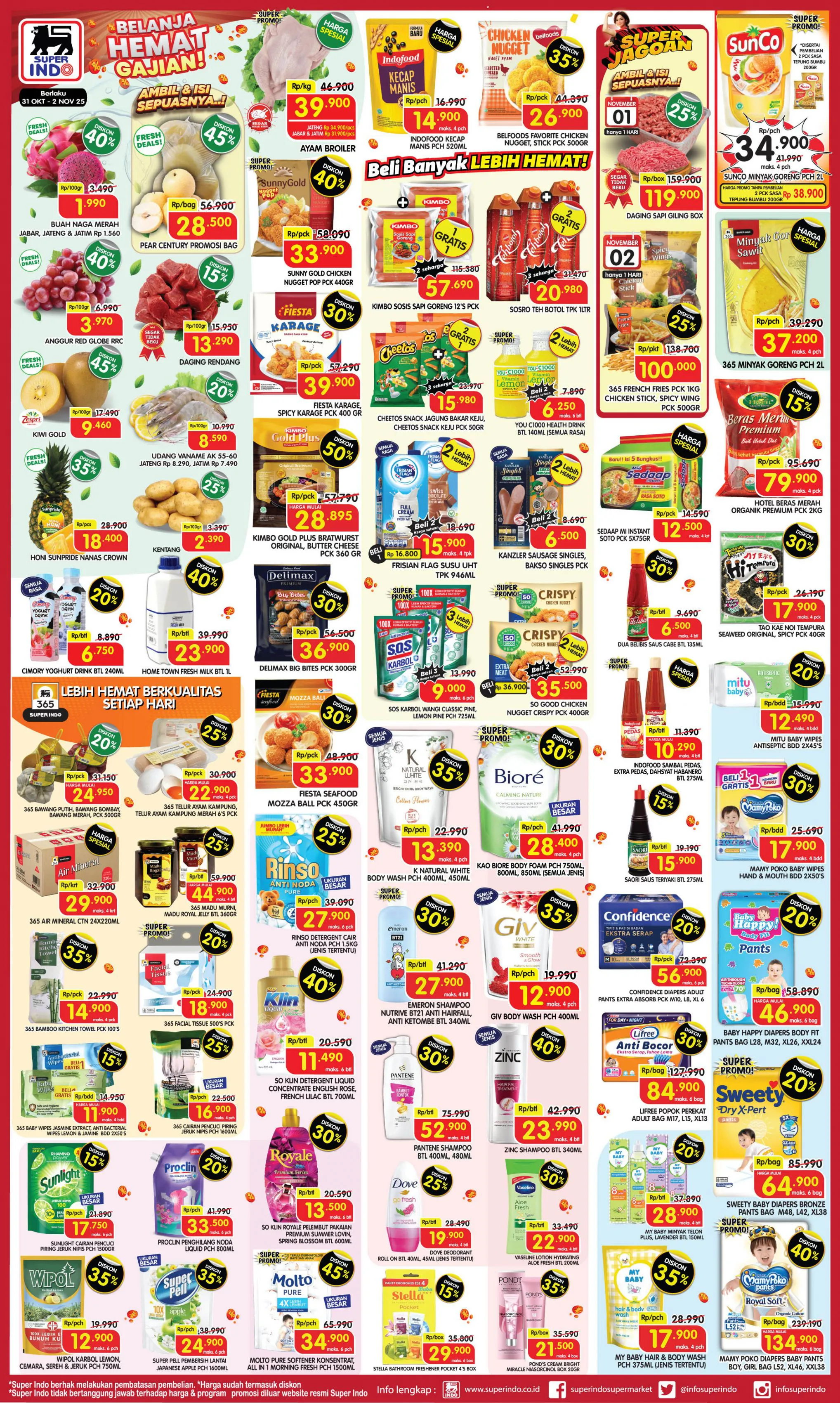Promo JSM Superindo Periode 31 Oktober-2 November 2025
