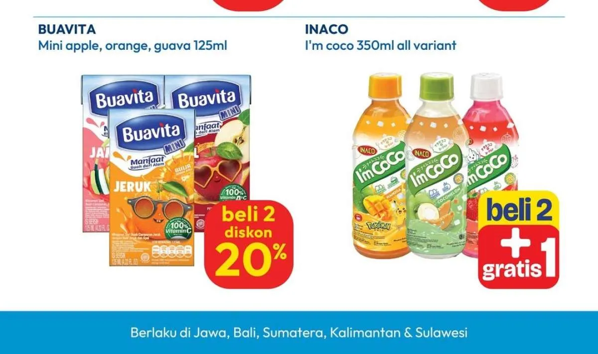 Promo Hypermart 16-22 Oktober 2025, Beli 2 Gratis 1 Teh Celup-Nata De Coco Drink