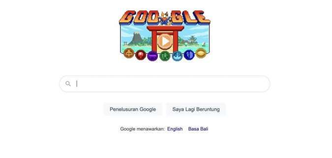Google Doodle hari ini edisi Olimpiade Tokyo, mainkan 7 mini game cabang olahraga