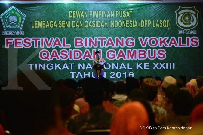 Nyanyikan lagu Deen Assalam, Presiden Jokowi: Kasidah cara syiarkan ajaran Islam