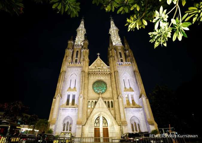 Simak Lokasi Parkir Misa Natal Gereja Katedral Jakarta, Bisa di Masjid Istiqlal