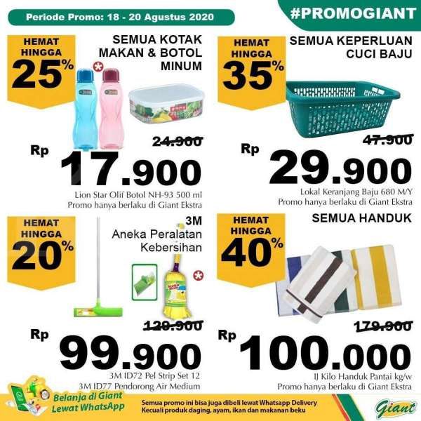 Promo Giant 18 � 20 Agustus 2020 