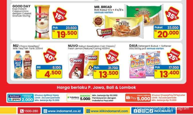 Promo Indomaret Weekend Akhir Bulan Mei 2025, Good Day & Daia Spesial Paling Murah