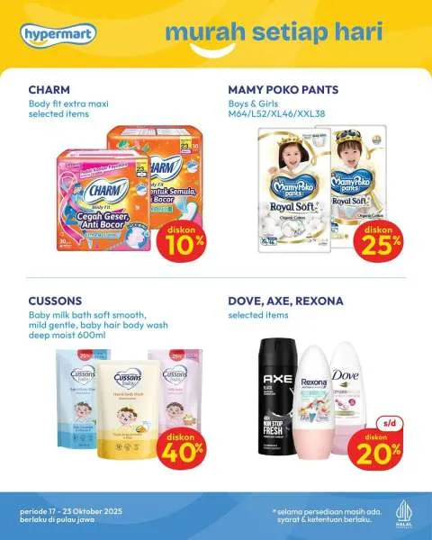 Promo JSM Hypermart Hyper Diskon Weekend Periode 17-20 Oktober 2025