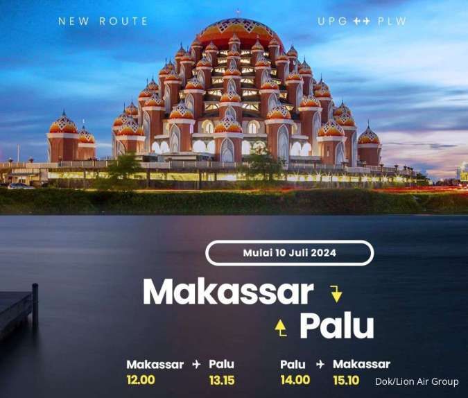 Batik Air Buka Rute Baru Makassar – Palu