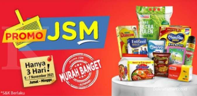 Promo JSM Alfamart 5-7 November 2021, beli produk dengan harga lebih hemat