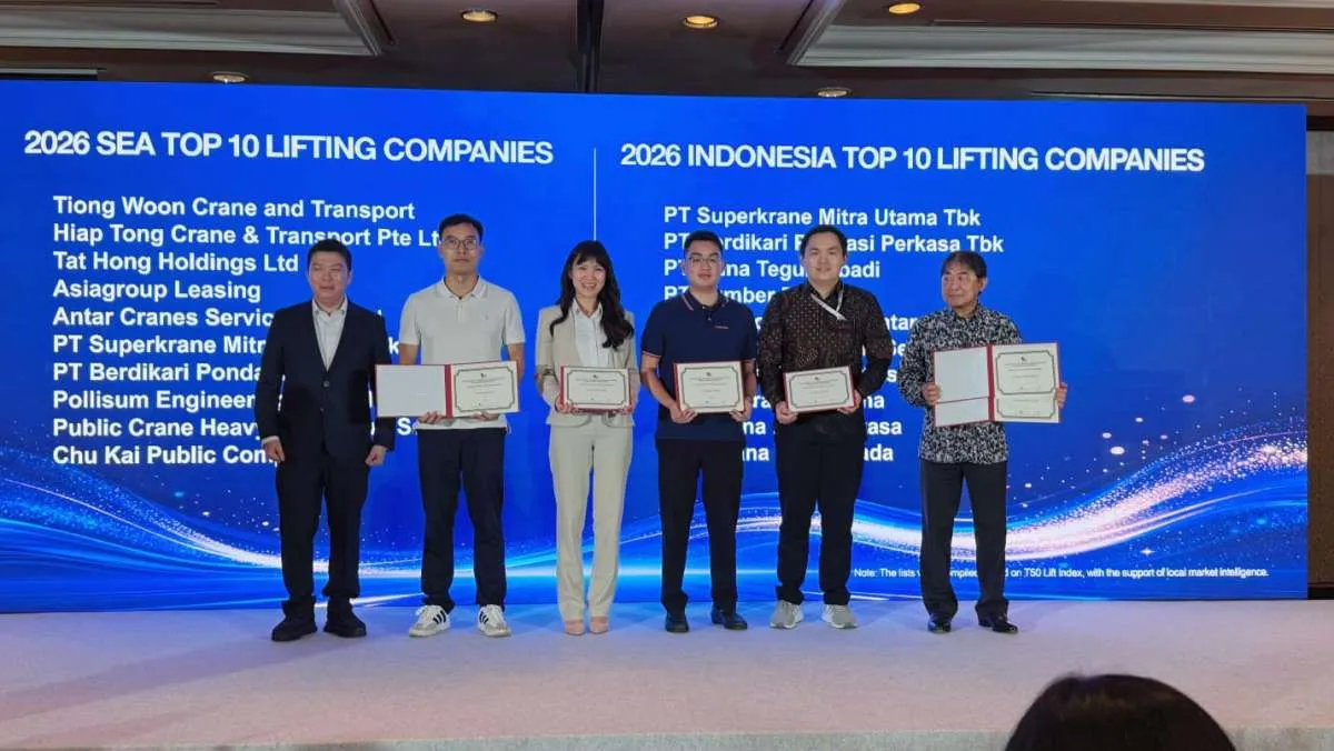 Pasar Heavy-Lift Asia Tenggara Tumbuh, Dua Perusahaan Indonesia Masuk 10 Besar