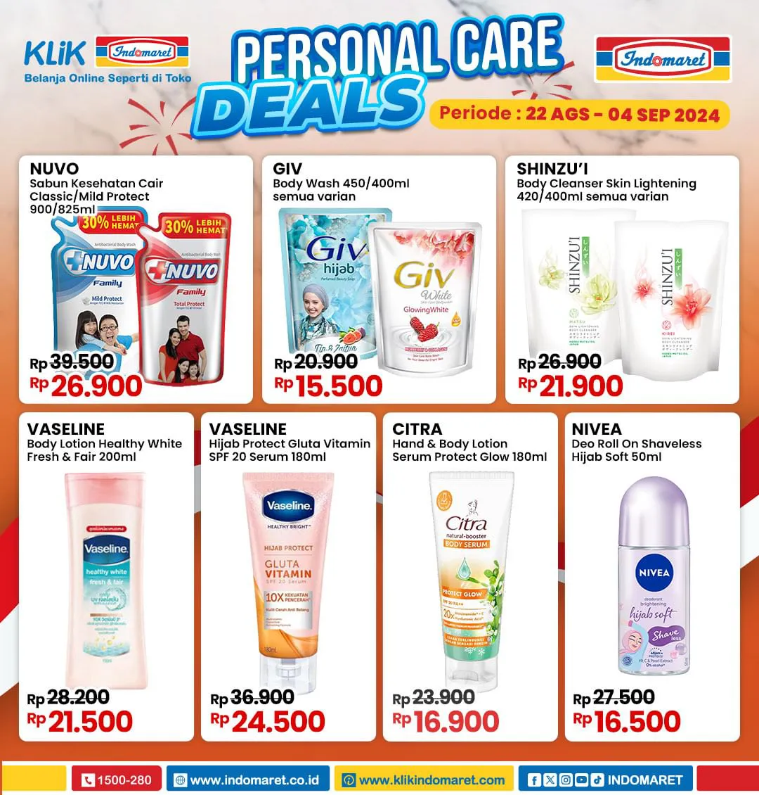 Promo Indomaret Personal Care Deals Periode 22 Agustus-4 September 2024