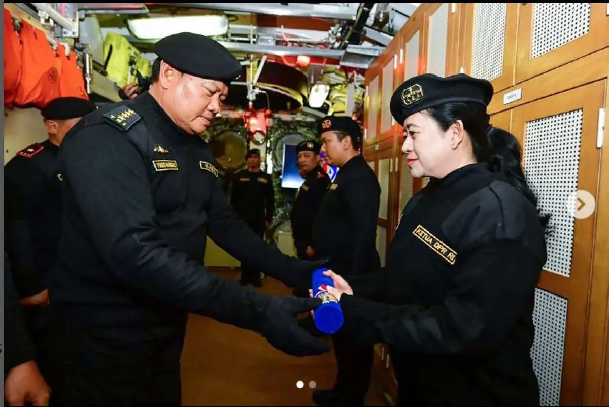 Disebut Calon Kuat Panglima TNI, KSAL Yudo Margono Temui Ketua DPR di Kapal Selam