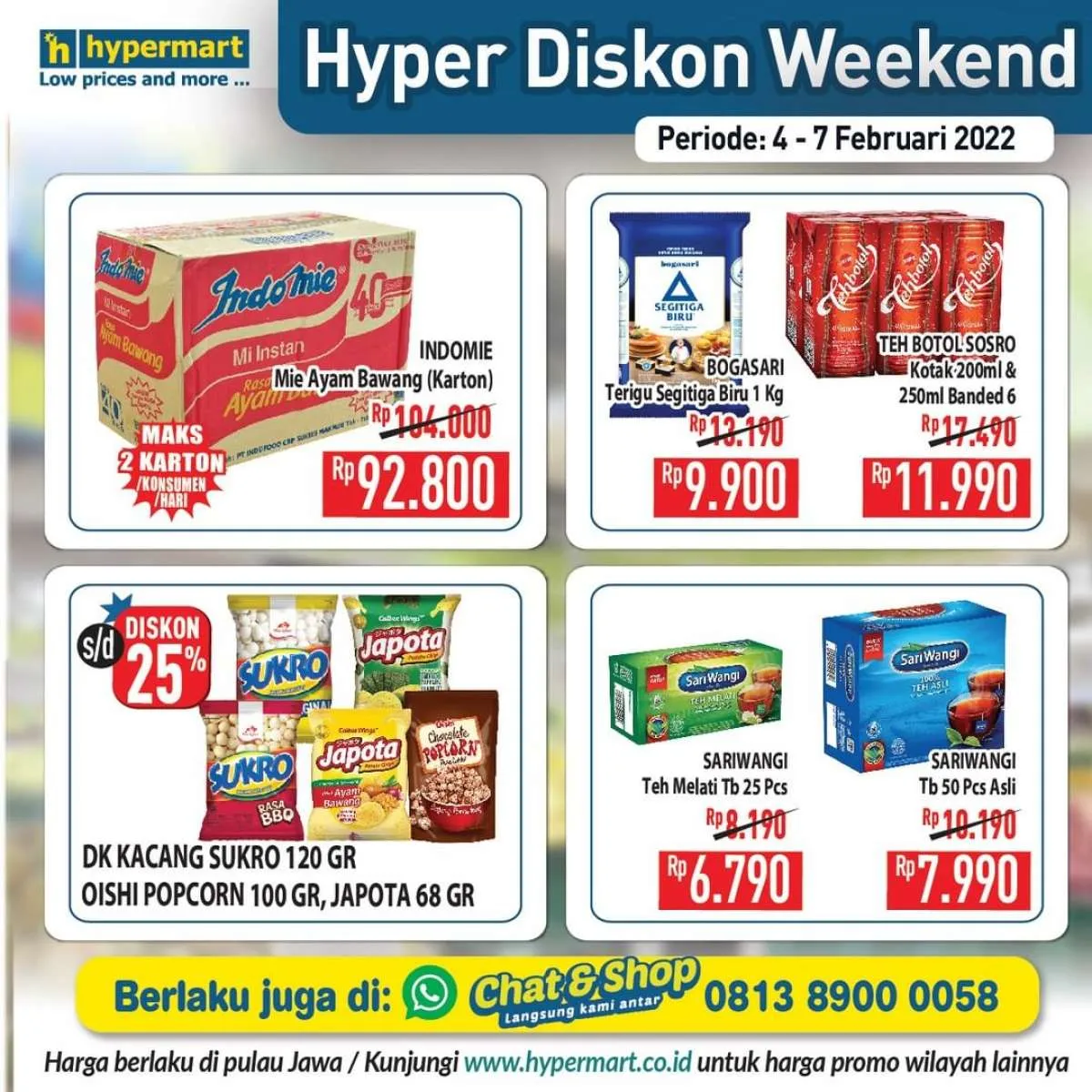 Katalog Promo Hypermart Hyper Diskon Weekend Periode 4-7 Februari 2022