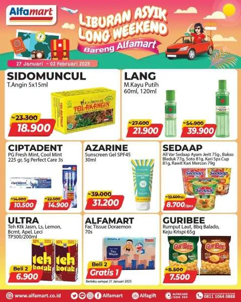 Promo Alfamart Long Weekend Periode 24 Januari-2 Februari 2025