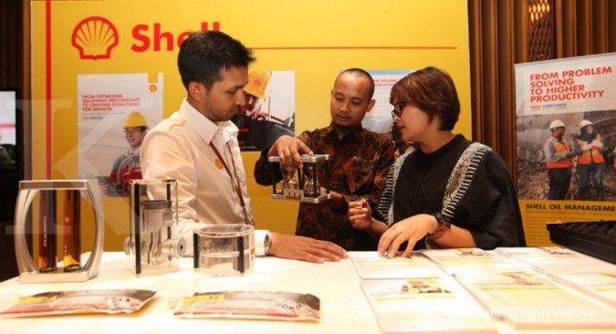 Shell menawarkan produk pelumas untuk kalangan industri