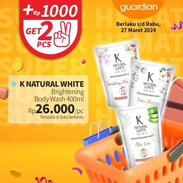 Promo Guardian Super Hemat Periode 14-27 Maret 2024